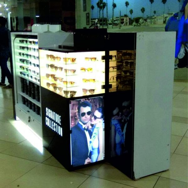 optical display kiosk