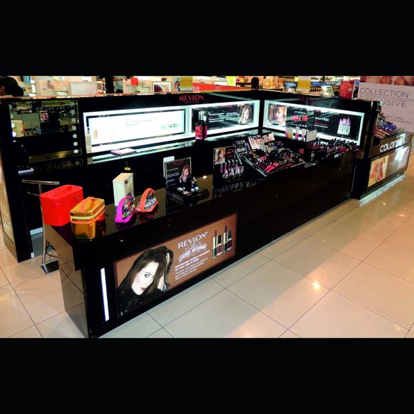 cosmetic retail kiosk for malls