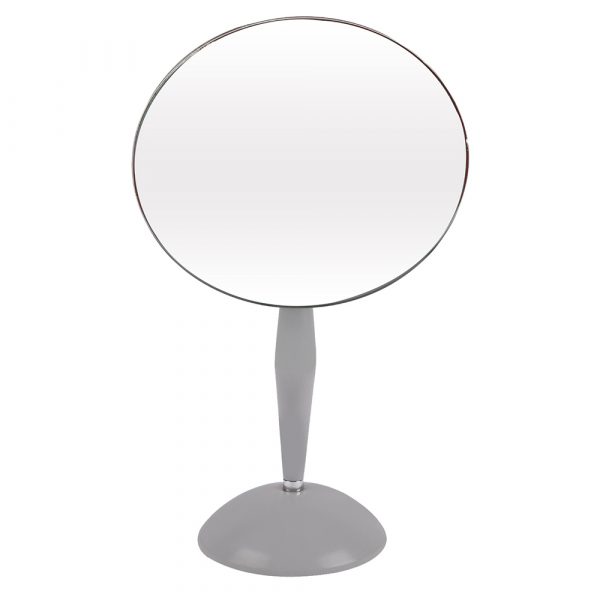 Metallic Grey Table Top Mirror