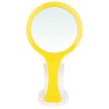 yellow optical display mirror stand