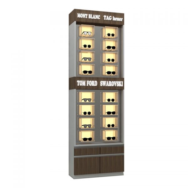 Eyeglass Wall Display Unit