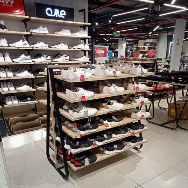shoe display rack for retail store